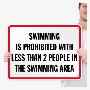 Swimming Prohibited Tennessee Pool Sign - Pay Attention What People Say When They #1137688