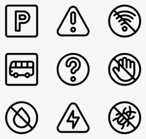 Signal And Prohibitions - Customer Service Line Icon #1137740
