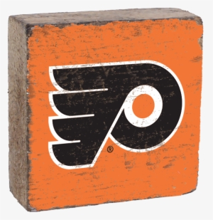 Philadelphia Flyers Rustic Block - Philadelphia Flyers Jersey Logo #1137966