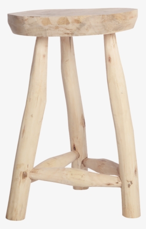 Rustic Natural Stool #1138055