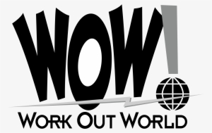 Wow Logo Png Transparent - Work Out World #1138326