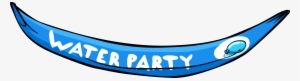Water Party 07 Logo - Club Penguin Water Party Forest #1138355