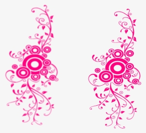 Princess Swirl Clip Art - Fuchsia Pink Vector Png #1138781