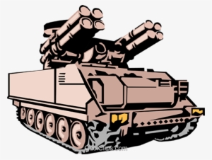 Mobile Rocket Launcher Royalty Free Vector Clip Art - Missilies Launcher Png #1139243