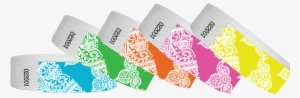 3/4 Tyvek Wristband Design Henna - Tyvek #1139456