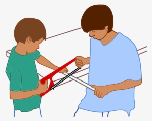The Illustration Above Shows An Easy Way To Cut The - Toddler #1139572