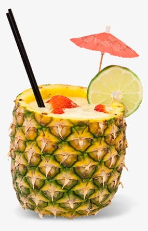 Fruitydrink3 - Pineapple Cocktail And Silver Earrings #1139734