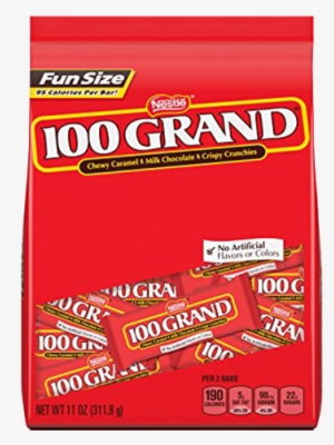 100 Grand Fun Size Candy Bars - Nestle 100 Grand Candy Bars, Fun Size - 11 Oz Bag #1140390