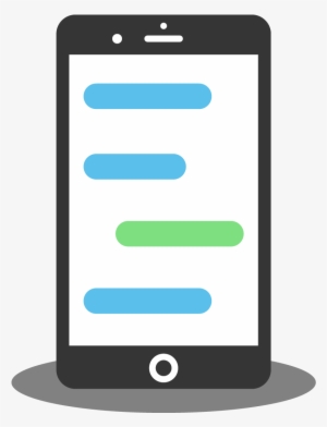 Animation Vector Iphone - Phone Texting Png #1140505