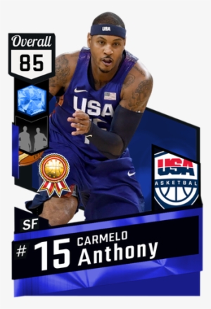 Carmelo Anthony Sapphire Card - Wall Decal: Usa Basketball Logo Wall Decal Sticker, #1140786