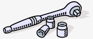 Clipart Free Download Ratchet Image Illustration Of - Socket Wrench #1140837
