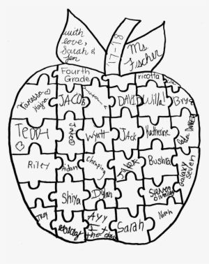 Apple 305 Kb - Line Art #1140960