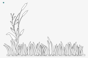 White Grass Clip Art At Clker - Grass Black And White Clip Art #1141054