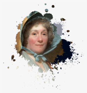 Henrietta Liston's Portrait By Gilbert Stuart - Henrietta Marchant Liston By Gilbert Stuart Throw #1141171