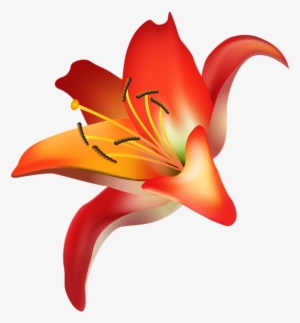 Red Flower Png Clip Art Transparent Image - Portable Network Graphics #1141397