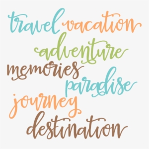 Svg Word Scrapbooking - Travel Clipart Scrapbook #1141925