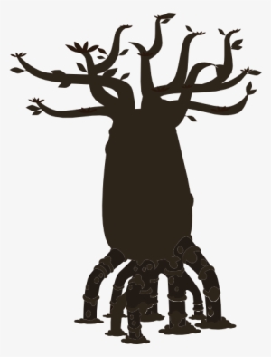 How To Set Use Firebog Bottle Tree Silhouette Clipart #1142640