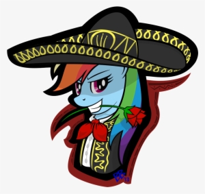 Bravelyart, Mariachi, Rainbow Dash, Safe, Solo - Rainbow Dash Mariachi #1142844