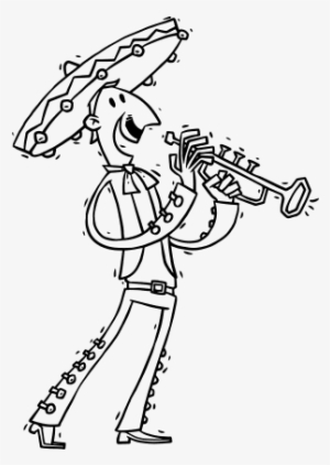 Mariachis Mexicanos Para Colorear #1142952