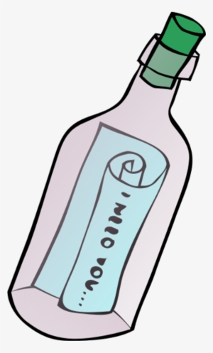 Awesome Blue Baby Bottle Clipart Hd Baby Bottle Icon - Message In A Bottle Love Clipart #1143218