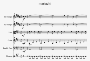 Mariachi Sheet Music 1 Of 4 Pages - Scarborough Fair Alto Recorder #1143670