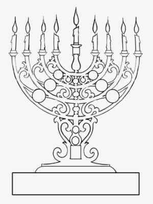 Very Antique Candles While Hanukkah Coloring Pages - Hanukkah Adult Coloring Pages #1144352