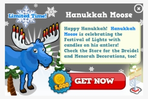 Hanukkah Moose Modal #1144437