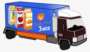 Delivery Truck Juice Natural - Transporte De Jugo De Naranja #1145740