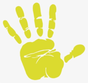 Handprint Clipart Gold - Hand Waving Goodbye Animation #1145926