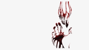 “ Transparent Bloody Hand Outlines Edited By Totally - Hands With Blood Background #1146134