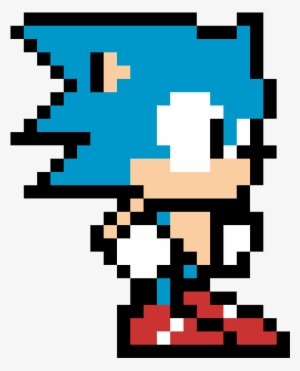 Pixel Art Of Sonic The Hedgehog - Pixel Art Sonic #1146481