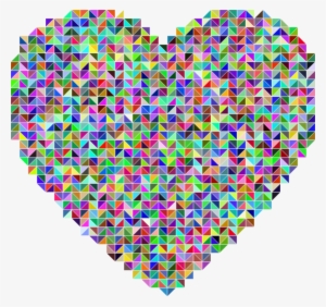 Crystal Heart Glass Description Pixel Art - Crystal Heart #1146505