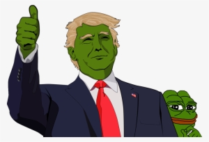 Trump Pepe Frog - Trollen Trump En Thierry #1146582