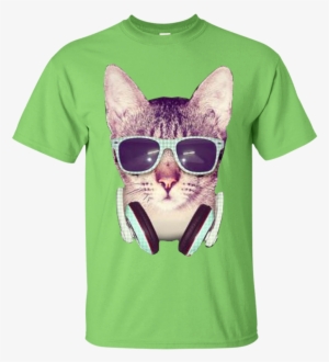 Cool Cat T-shirt - Cat - Hipster Cat T Shirt & Hoodie #1147324
