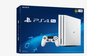 Playstation 4 Pro 1tb - Ps4 Pro Glacier White #1147356