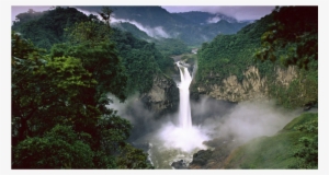 Welcome To The Wonderful Place Full Of Animals And - Largest Waterfall In Ecuador #1147512