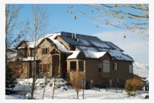 Ski Lodge Style Home - Snow #1147764