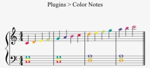 Plugins > Color Notes Sheet Music 1 Of 1 Pages - Music #1147836