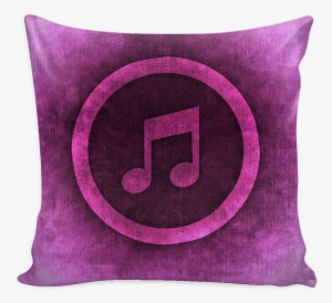 Music Note With Color - Pillow #1147950