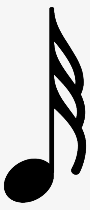 Color Music Notes Png - 64th Note #1148195