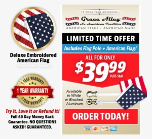 Give Old Glory The Display She Deserves Order Now - Flag Pole: Tangle Free Spinning Flagpole Residential #1148370