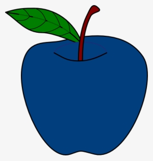Clip Art Blue Apple #1148507