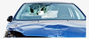 Damaged Car - Crashed Car Front View #1148591