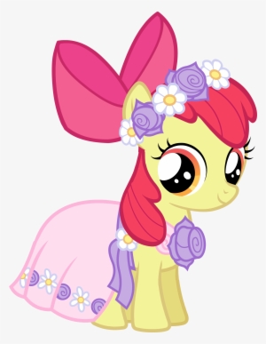 Castle Creator Apple Bloom In A Dress - Mlp Apple Bloom Dress #1149445