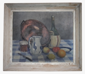 Oil On Canvas Still Life Tablescape With Copper Pan - Still Life Photography #1149612