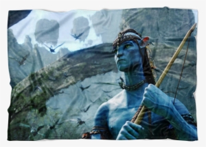 Avatar Fleece Blanket - Sam Worthington Signed 8x10 Photo W/coa Proof Avatar #1150156
