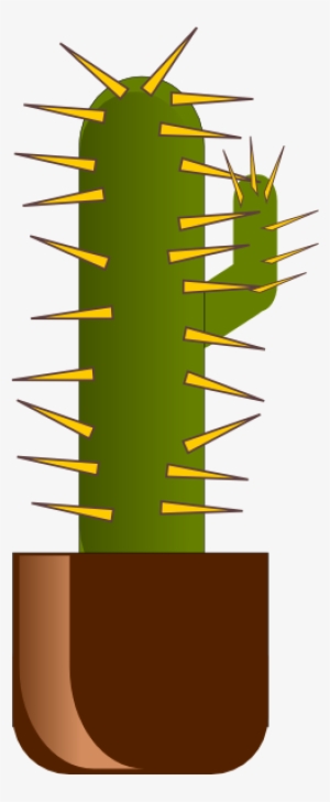 Free Vector Cactus Clip Art - Cactus Spikes Cartoon #1151596