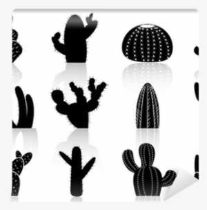 Round Cactus Silhouette #1151615