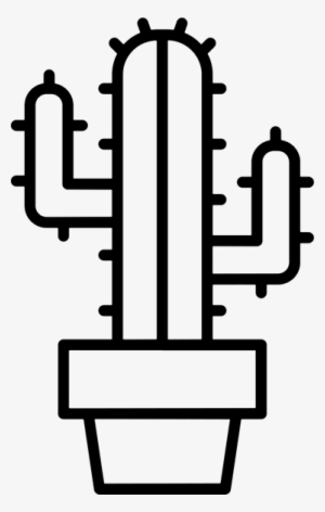 Cactus Drawing Sticker - Dibujo De Un Cactus #1151965