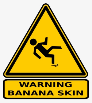 Warning Banana Skin Clip Arts #1152277